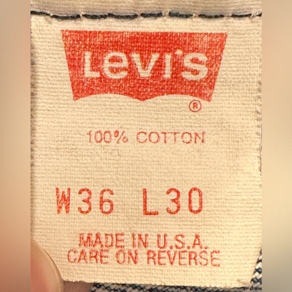 Vintage Levi’s 517 34 x 25 Cotton Denim Jeans Made in the USA - Picture 5 of 8